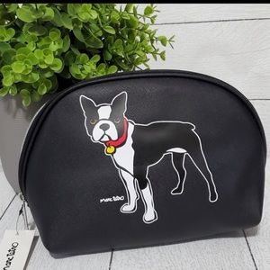 Marc Tetro Boston Terrier Cosmetic/Storage Bag - NWT